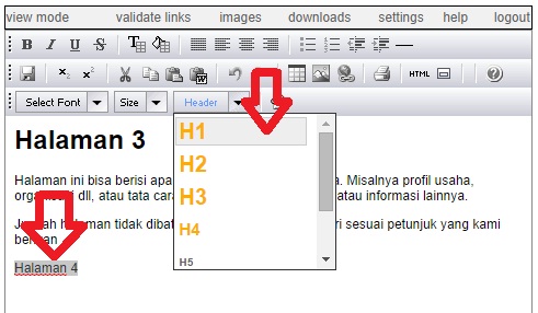Tutorial Halaman Cara tambah halaman